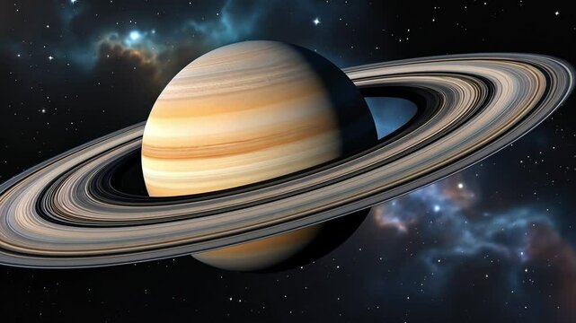 Saturn Planet Rings Space Celestial Body
