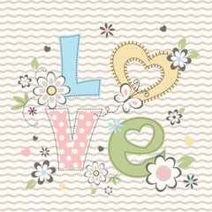 Beautiful floral vector decoration featuring catchy slogan words with vibrant colors and elegant design
