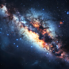 Obraz premium Space Oddities: A Fascinating Rendition of the Celestial Bodies