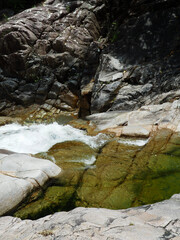 the beautiful behana gorge rapids in queensland 