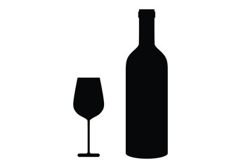 Bottle icon set. bottle vector logo design