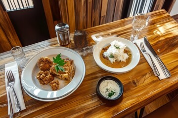 Modern Iftar Setting