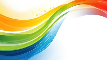 sporty background, speed motion design with spot strip and copy space, modern minimal in cheerful and freedom energy feeling, yellow blue green 