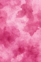 Fototapeta premium Pink watercolor texture with abstract brush strokes and canvas paper background for design