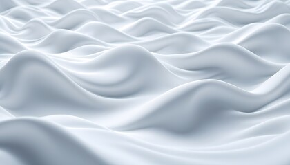 Abstract White Waves Background Texture Image