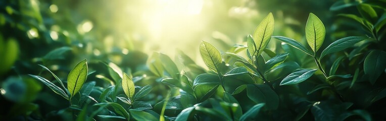 A vibrant spring scene with lush green grass and radiant sunlight, evoking freshness and energy. Great for nature themes.