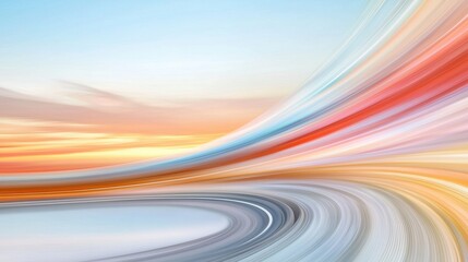 Dynamic perspective futuristic blurred speed motion background