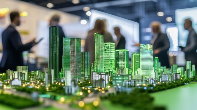 Eco-Friendly Cityscape Model: A Vision of Sustainable Urban Development