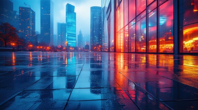 Architecture enthusiasts admiring futuristic cityscapes 