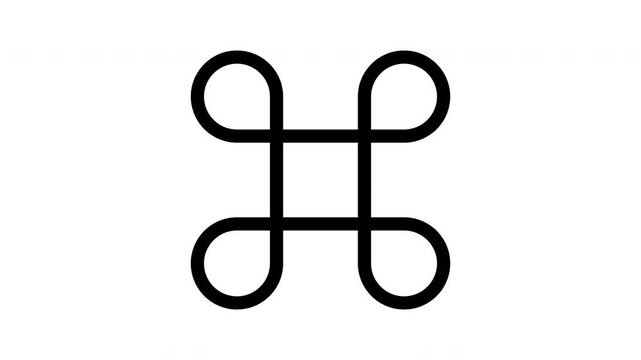 Command key rotation animation