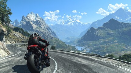 Mountain Motorcycle Ride