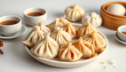 Delicious Steamed Buns Asian Food Recipe