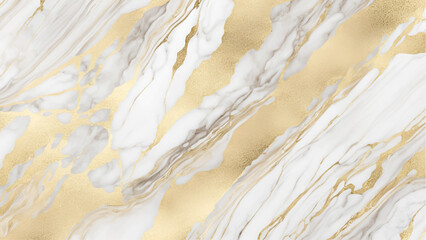 Naklejka premium White and gold marble surface abstract background.