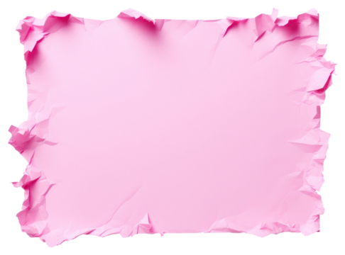 PNG A square pink torn paper backgrounds petal