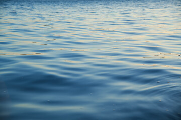 blue water reflection