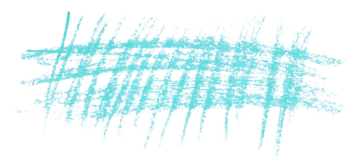 light blue pencil strokes isolated on transparent background