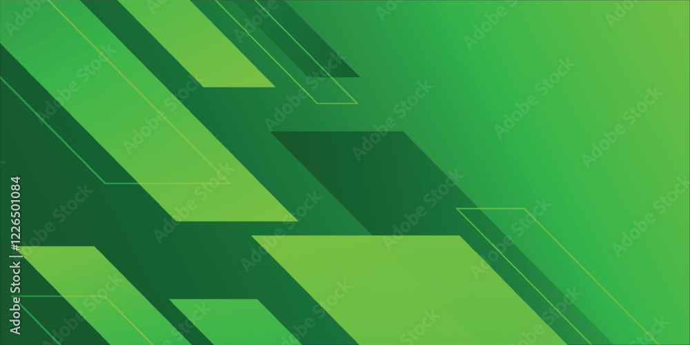 Canvas Prints abstract green geometric shapes background. eps10 vector
