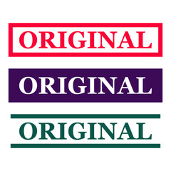 Fototapeta premium original stamp icon vector design templates