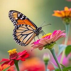 Naklejka premium Butterfly ai generated