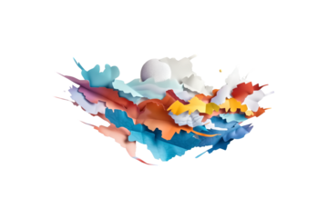 A sprite sheet of cyan-colored, broken ice rocks on a black back