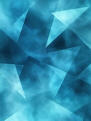 Abstract blue geometric pattern with soft texture and sharp edges creating a modern design