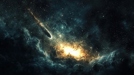 Cosmic Clouds and Comet