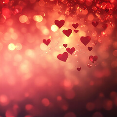 Obraz premium Valentine’s Day Love Quotes to Share with Your Special One, bokeh lights 