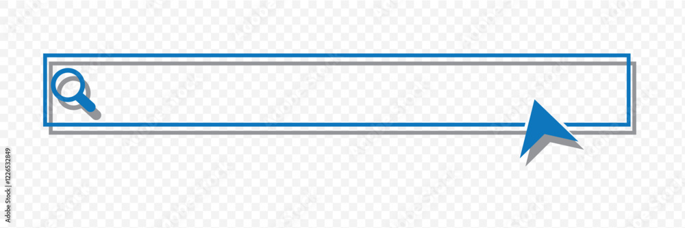 Poster print simple search bar flat design template. search bar interface for website template . 1176