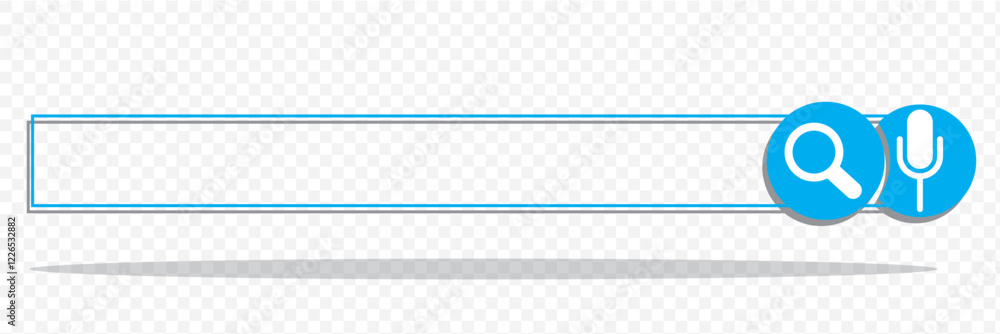 Poster print search bar web page internet browser button, search box template isolated, various shape searc