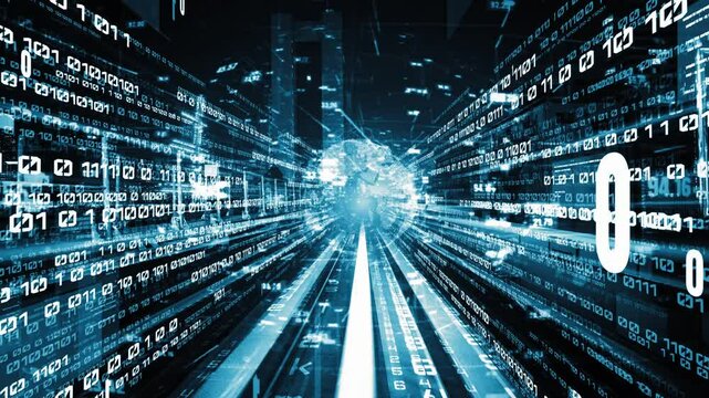 Software development, application programming code and tacit computer coding . Concept of smart digital transformation and technology disruption that changes global trends in new information era .