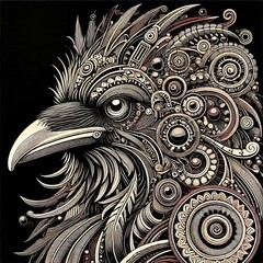  Raven Large intelligent and omnivorous corvid