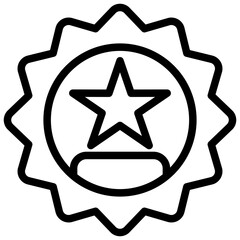 Obraz premium Quality Outline Icon