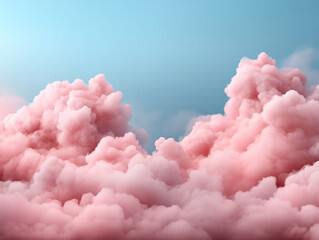 Pink clouds fill the sky during sunset moments