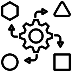 Adaptability Outline Icon
