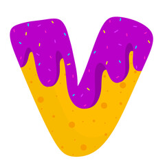 English donut letters 