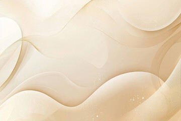Obraz premium Abstract soft waves in warm beige tones creating a serene background with subtle textures and gradients