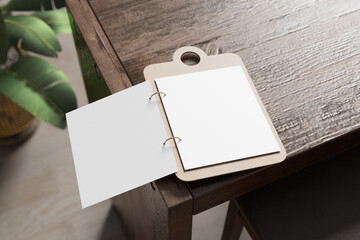 Aesthetic Restaurant Menu Mockup for showcasing your design to clients