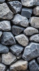 Grey stone wall texture, outdoor closeup, natural background, ideal for design