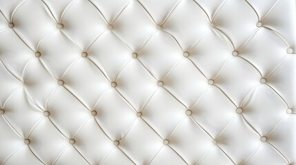 White tufted upholstery texture background