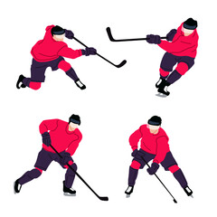 Vector illustration of hockey tutorial,man doing hockey,how to hockey,hockey step for education,poster,learning,school and more