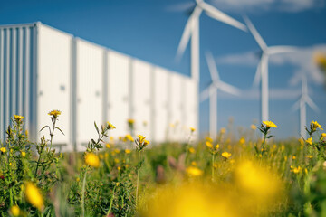 Modern energy storage containers designed for large-scale wind farms