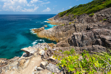 Koh Tachai is an island in the Similan Islands National Park in Lam Kaen Subdistrict, Thai Mueang, Phang Nga Province, An island with white sandy beaches and crystal clear water