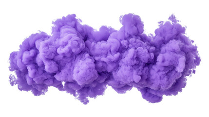 Fototapeta premium Majestic Purple Smoke Cloud Wreathing in Air, Creating Ethereal Atmosphere and Beautiful Visual Effects for Various Creative Projects