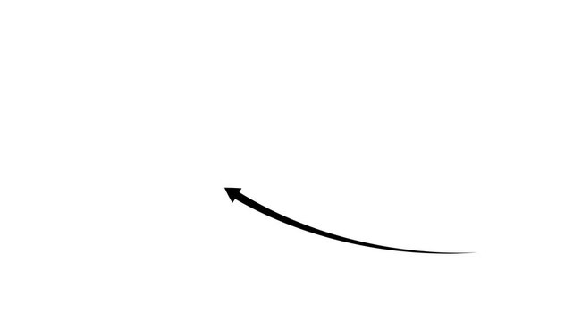 Financial business Loss down graph chart. business loss concept. 