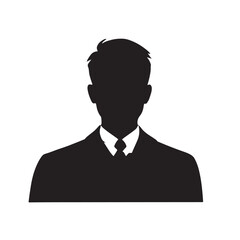 silhouettes of people on white background 