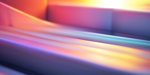 abstract shapes in holographic iridescent colors.iridescent neon background fluid liquid glass