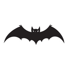 bat and bats shilahoutte vector  bundle on white background 