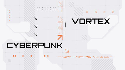 abstract background with  futuristic and cyberpunk style design