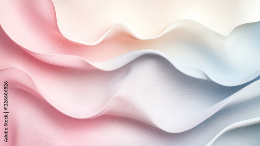 Leinwandbilder abstract gradient background with soft pastel colors blending smoothly, perfect for text overlay