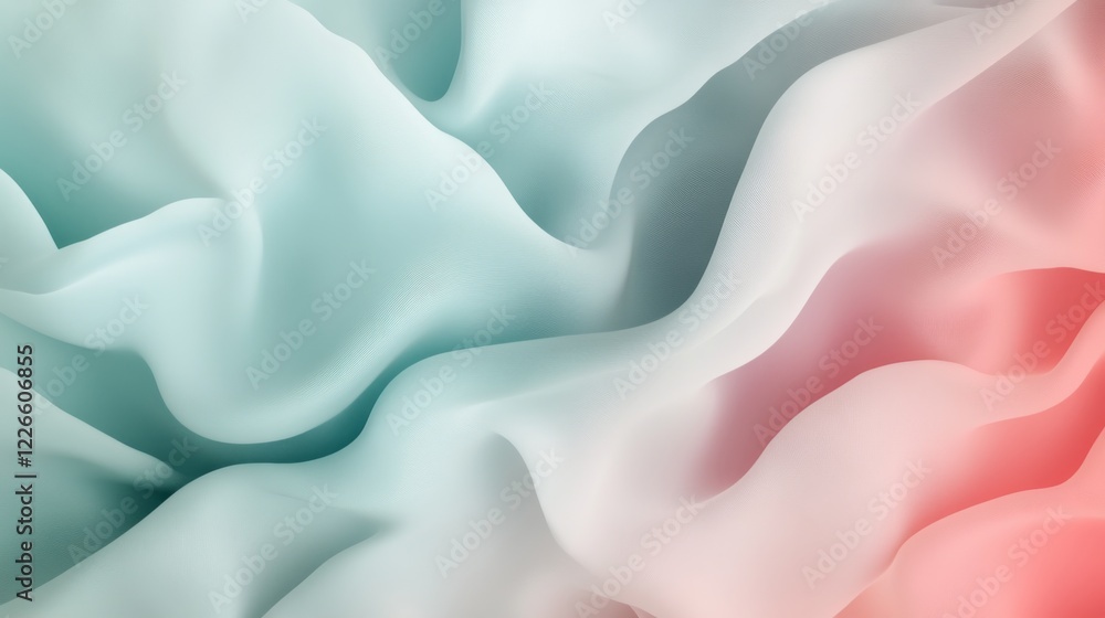 Leinwandbilder abstract gradient background with soft pastel colors blending smoothly, perfect for text overlay